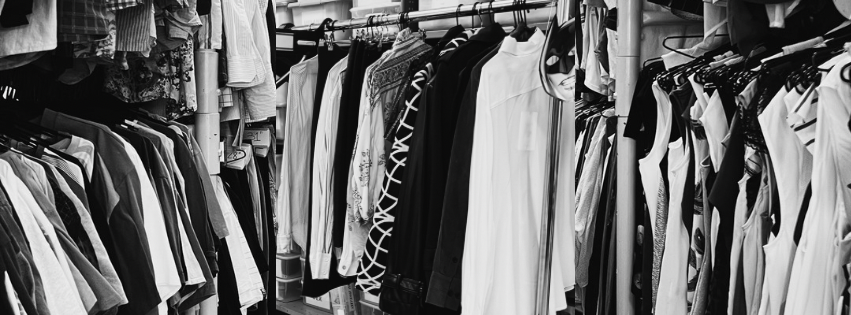 Costume department fitting prep with organised garment racks
